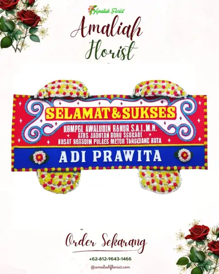 Papan Bunga Ucapan Selamat Kalisegoro